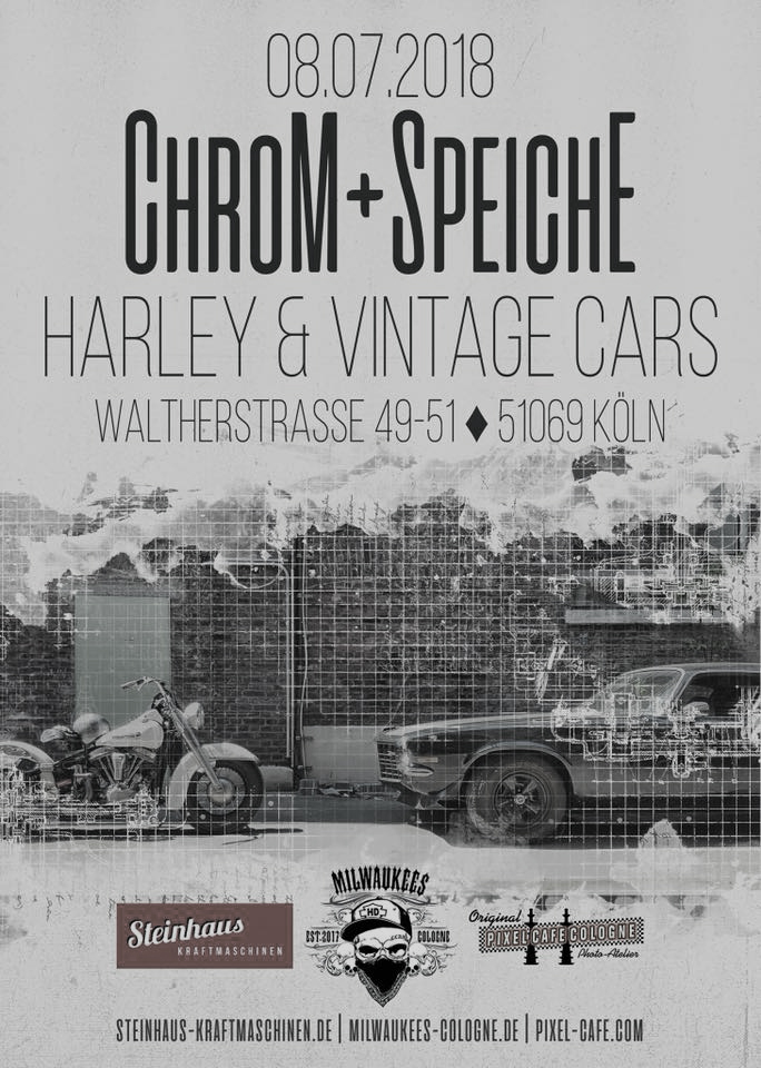 Harley & Vintage Cars Messe, Köln-Dellbrück, 08.07.2018